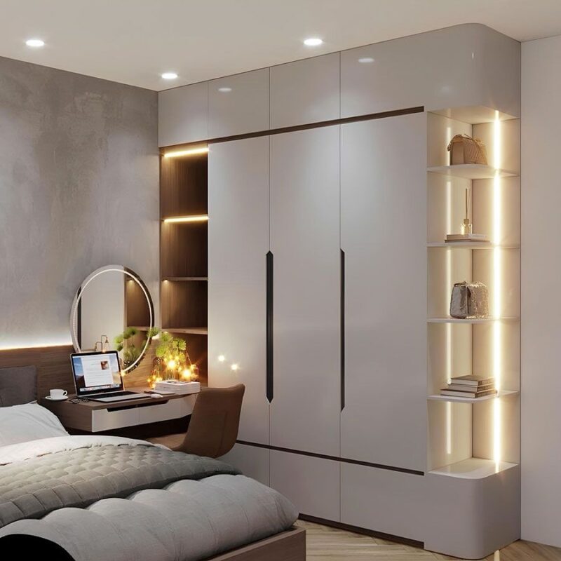 Cách thiết kế tủ quần áo thông minh, tiện nghi và hiện đại Cách thiết kế tủ quần áo thông minh