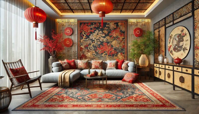 Gợi ý trang trí phòng khách đón Trung Thu đẹp, ấn tượng Cách trang trí phòng khách Trung Thu phù hợp với từng phong cách nội thất