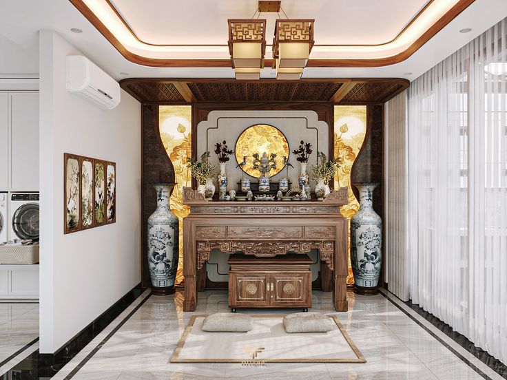 Những lưu ý khi cải tạo không gian thờ cúng tháng 7 âm lịch Cải tạo không gian thờ cúng tháng 7 âm lịch