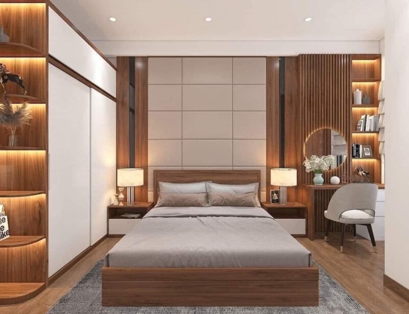 Tổng hợp các mẫu giường ngủ gỗ An Cường sang trọng, hiện đại và công năng Giường ngủ gỗ An Cường