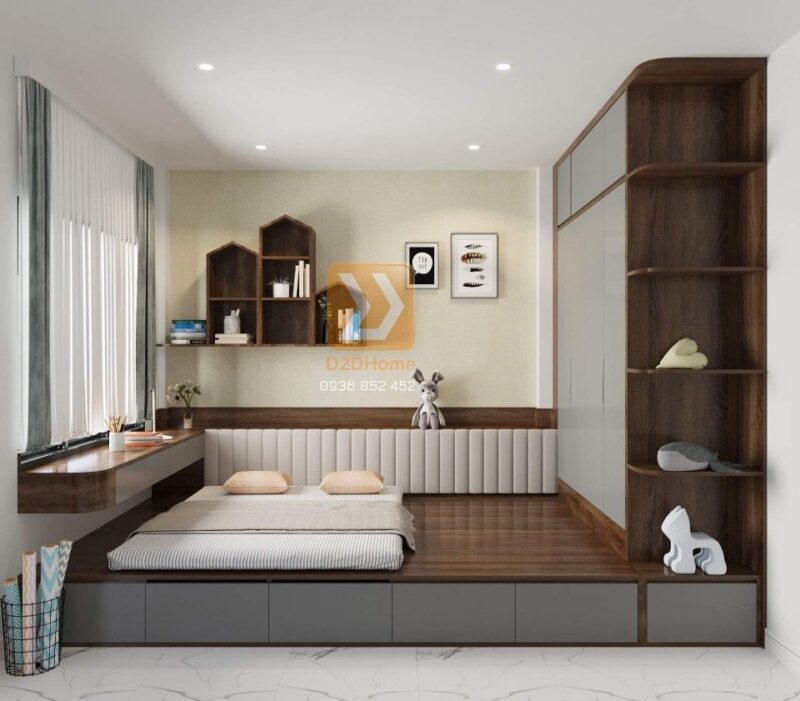 Tổng hợp các mẫu giường ngủ gỗ An Cường sang trọng, hiện đại và công năng Giường ngủ gỗ An Cường