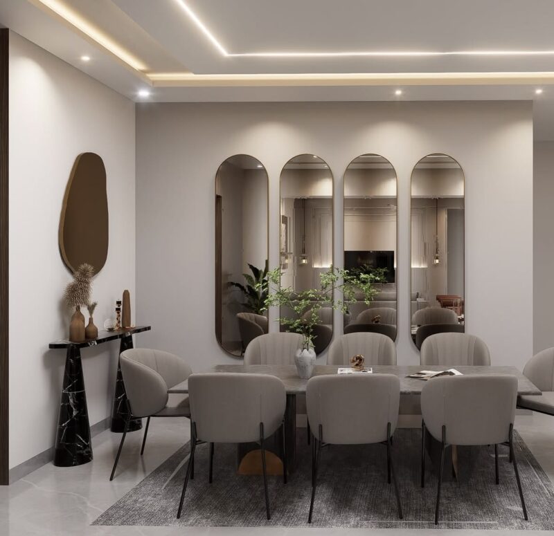 Phong thủy phòng bếp tháng 7 âm lịch và những điều kiêng kỵ Hạn chế đặt gương phản chiếu trực tiếp vào bếp