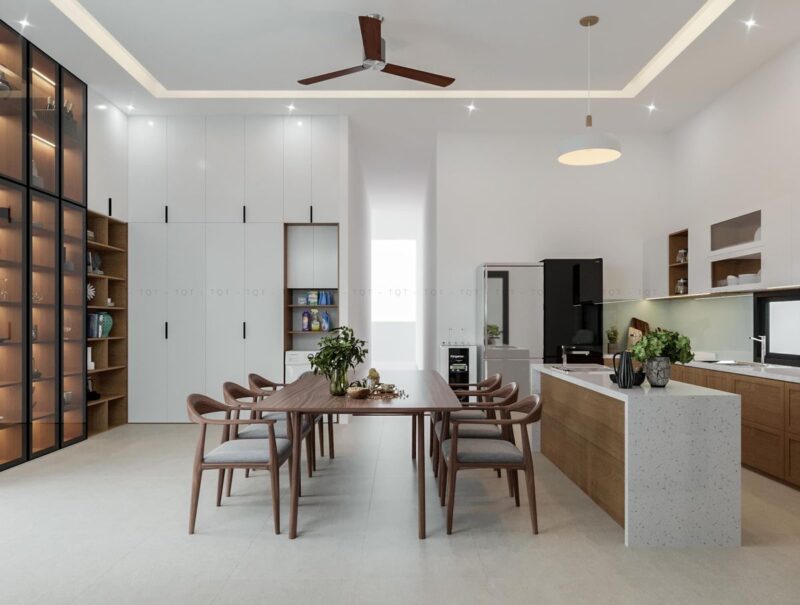 Phong thủy phòng bếp tháng 7 âm lịch và những điều kiêng kỵ Không để bếp nấu đối diện trực tiếp với cửa chính