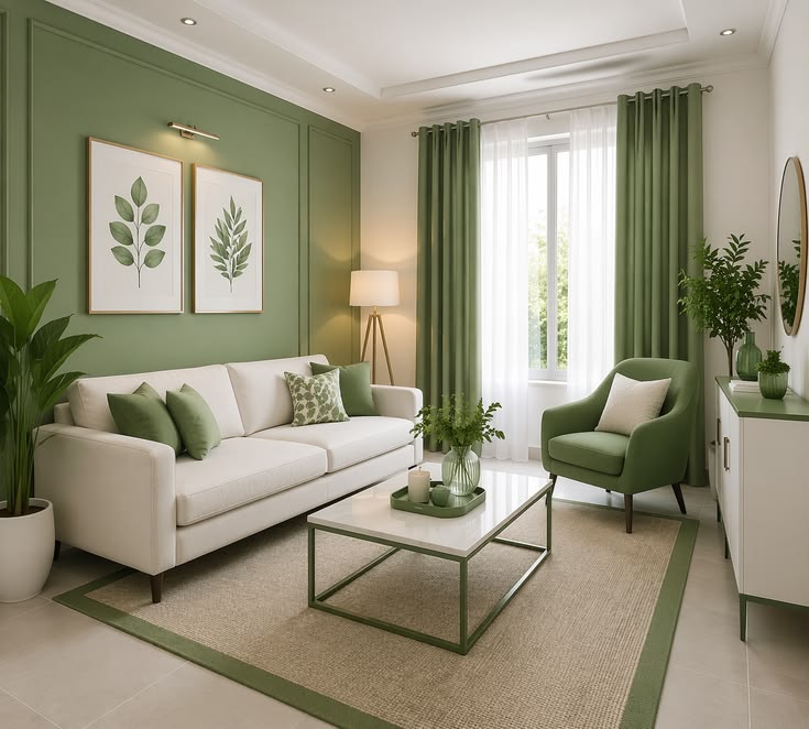 Cách chọn màu nội thất cho người mệnh Mộc chuẩn phong thuỷ Màu nội thất cho người mệnh Mộc