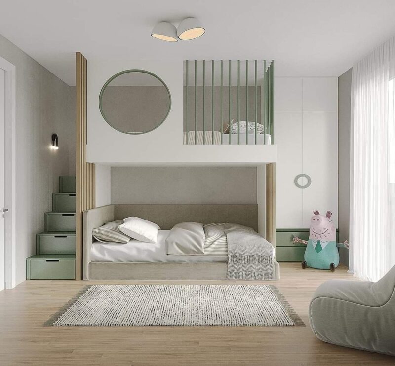 Mệnh Thủy nên chọn giường tầng màu gì