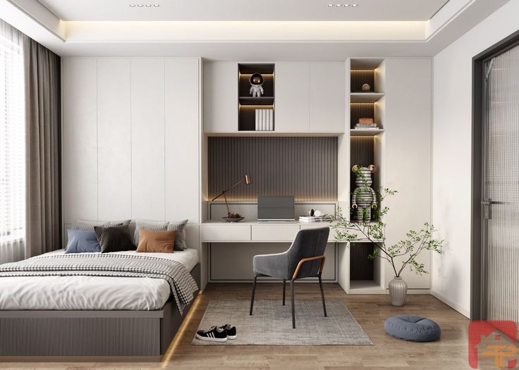 Mẹo bố trí tủ quần áo giúp phòng ngủ luôn gọn gàng và tiết kiệm diện tích Mẹo bố trí tủ quần áo