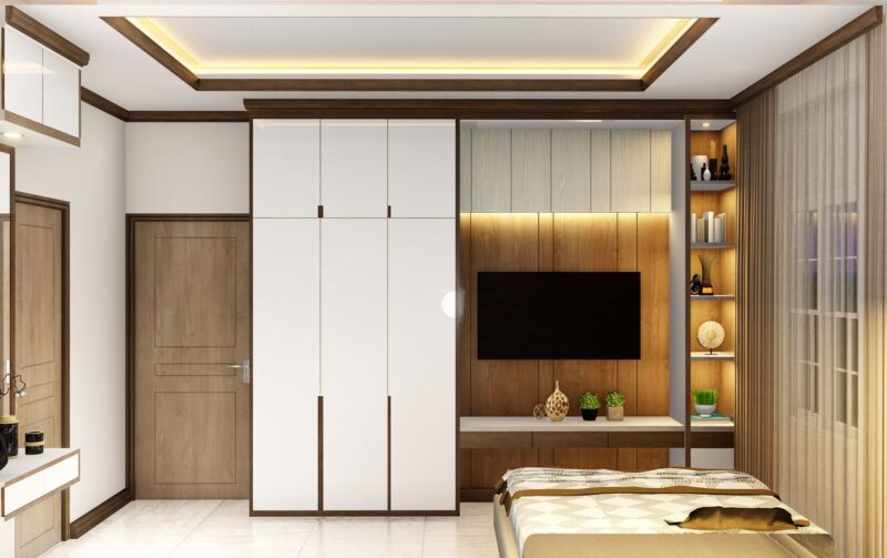 Mẹo bố trí tủ quần áo giúp phòng ngủ luôn gọn gàng và tiết kiệm diện tích Mẹo bố trí tủ quần áo