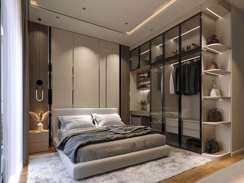 Mẹo bố trí tủ quần áo giúp phòng ngủ luôn gọn gàng và tiết kiệm diện tích Mẹo bố trí tủ quần áo
