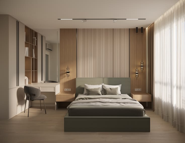 50+ mẫu nội thất phòng ngủ gỗ công nghiệp sang trọng, hiện đại Nội thất phòng ngủ gỗ công nghiệp