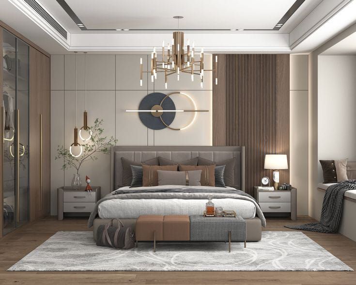 50+ mẫu nội thất phòng ngủ gỗ công nghiệp sang trọng, hiện đại Nội thất phòng ngủ gỗ công nghiệp