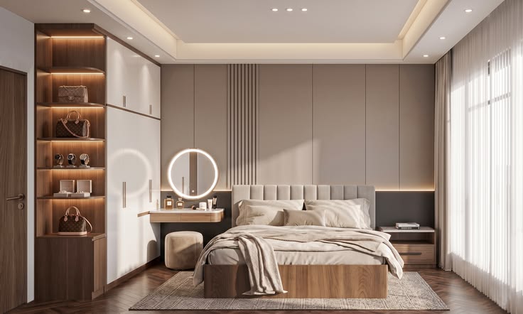 50+ mẫu nội thất phòng ngủ gỗ công nghiệp sang trọng, hiện đại Nội thất phòng ngủ gỗ công nghiệp