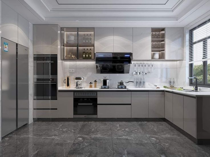 Tổng hợp các mẫu phòng bếp phong cách tối giản hiện đại và sang trọng Phòng bếp phong cách tối giản