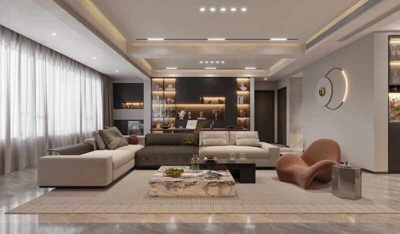 50+ mẫu phòng khách đẹp cho nhà phố hiện đại nhất năm 2026 Phòng khách đẹp cho nhà phố