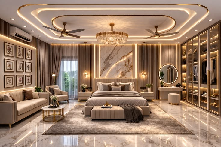 Tổng hợp các mẫu phòng ngủ hoàng gia sang trọng, đẳng cấp nhất Phòng ngủ hoàng gia