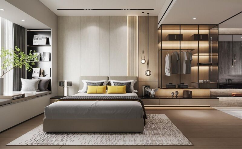 Tổng hợp 30++ mẫu phòng ngủ master 20m2 hiện đại, dẫn đầu xu hướng 2026 Phòng ngủ master 20m2