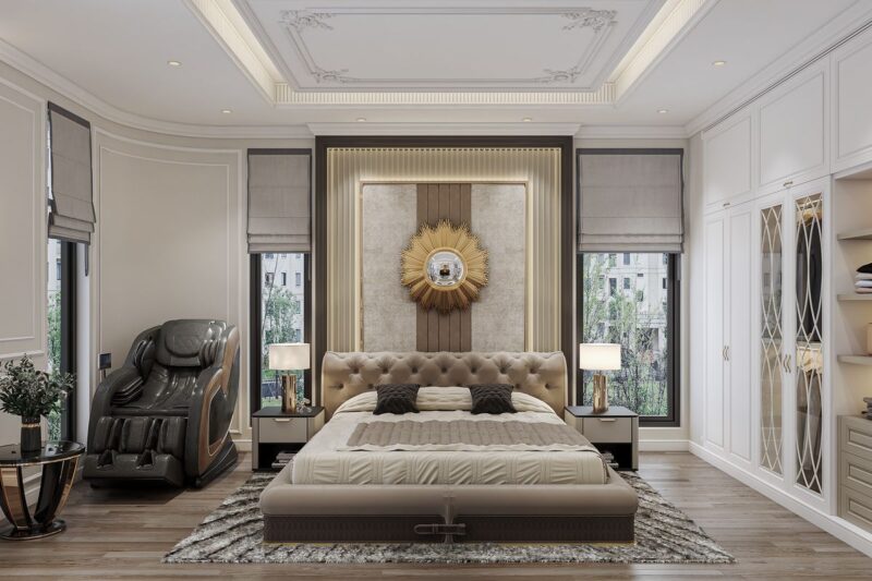 Tổng hợp 30++ mẫu phòng ngủ master 20m2 hiện đại, dẫn đầu xu hướng 2026 Phòng ngủ master 20m2