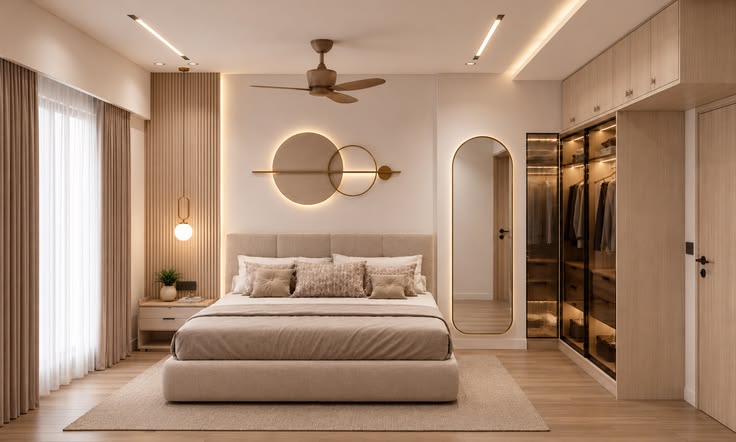 Tổng hợp 30++ mẫu phòng ngủ master 20m2 hiện đại, dẫn đầu xu hướng 2026 Phòng ngủ master 20m2