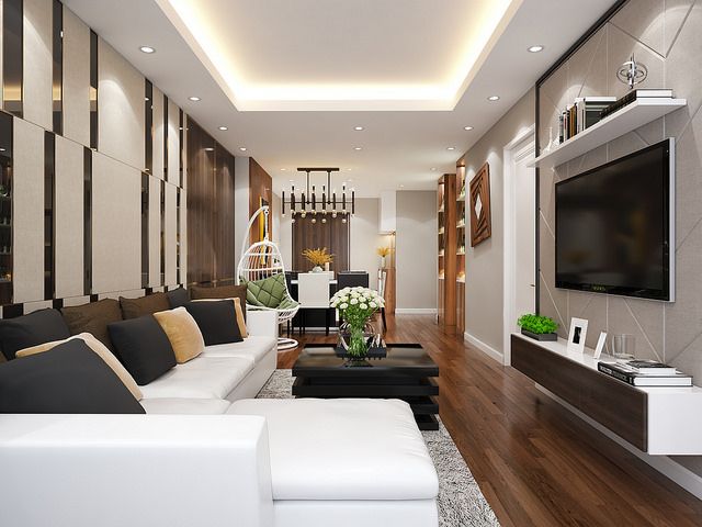 Các mẫu thiết kế nội thất chung cư đẹp nhất dẫn đầu xu hướng 2026 Thiết kế nội thất chung cư 70m2