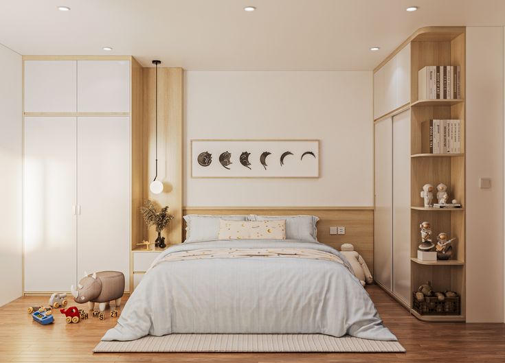 Tổng hợp các mẫu thiết kế phòng ngủ 14m2 đẹp, hiện đại nhất năm 2026 Thiết kế phòng ngủ 14m2 đẹp