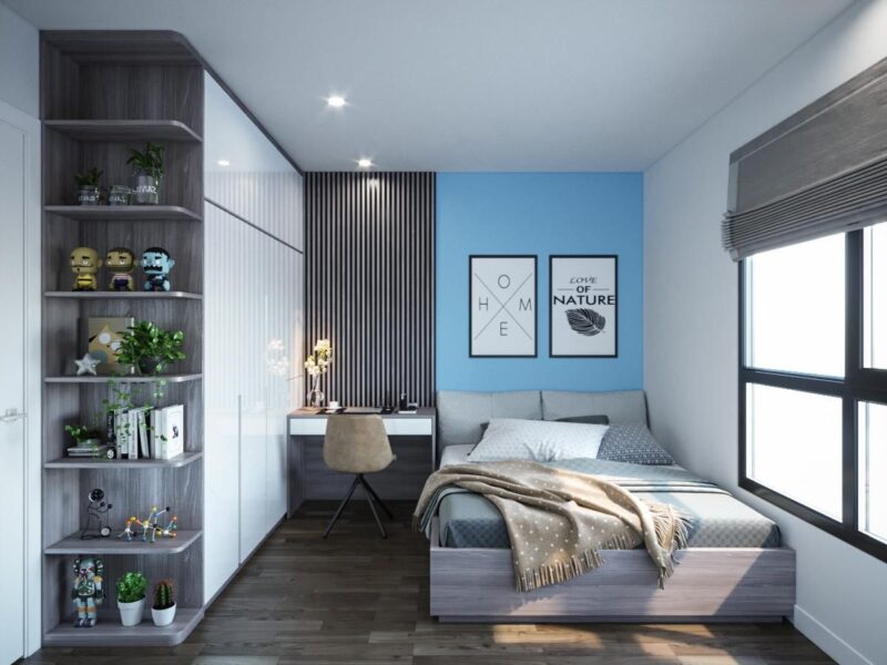 Các mẫu thiết kế phòng ngủ 15m2 cho nam công năng, hiện đại Thiết kế phòng ngủ 15m2 cho nam
