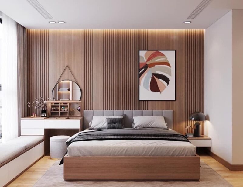 Các mẫu thiết kế phòng ngủ 15m2 cho nam công năng, hiện đại Thiết kế phòng ngủ 15m2 cho nam