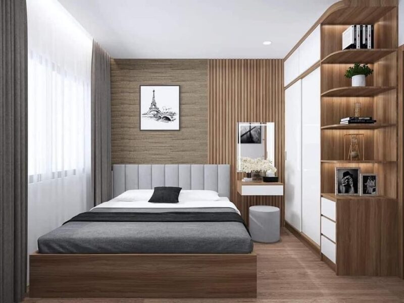 Các mẫu thiết kế phòng ngủ 15m2 cho nam công năng, hiện đại Thiết kế phòng ngủ 15m2 cho nam