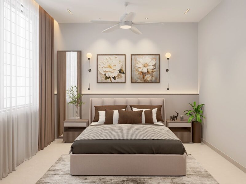 Tổng hợp các mẫu thiết kế phòng ngủ 17m2 hiện đại nhất năm 2026 Thiết kế phòng ngủ 17m2