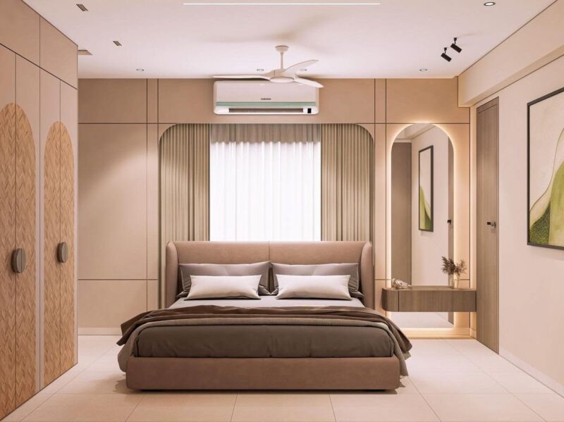 Tổng hợp các mẫu thiết kế phòng ngủ 17m2 hiện đại nhất năm 2026 Thiết kế phòng ngủ 17m2