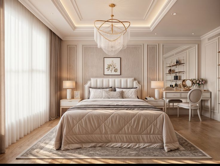 Tổng hợp các mẫu thiết kế phòng ngủ 17m2 hiện đại nhất năm 2026 Thiết kế phòng ngủ 17m2
