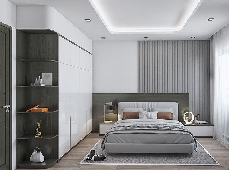 Tổng hợp các mẫu thiết kế phòng ngủ 17m2 hiện đại nhất năm 2026 Thiết kế phòng ngủ 17m2
