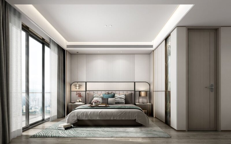 Tổng hợp các mẫu thiết kế phòng ngủ 18m2 dẫn đầu xu hướng 2026 Thiết kế phòng ngủ 18m2