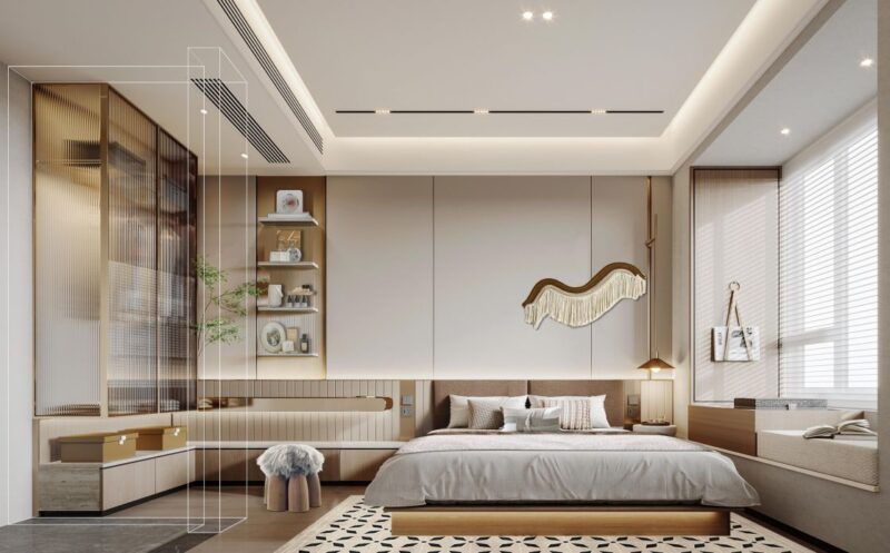 Tổng hợp các mẫu thiết kế phòng ngủ 20m2 cho vợ chồng năm 2026 Thiết kế phòng ngủ 20m2 cho vợ chồng