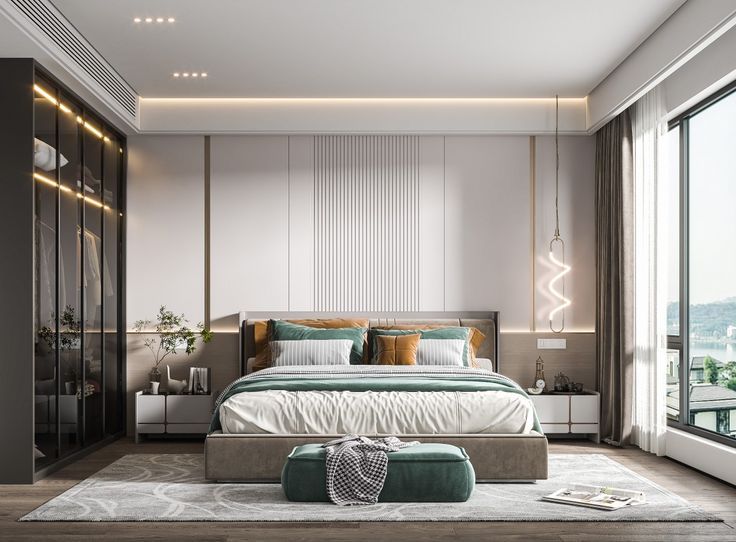 Thiết kế phòng ngủ 20m2 cho vợ chồng