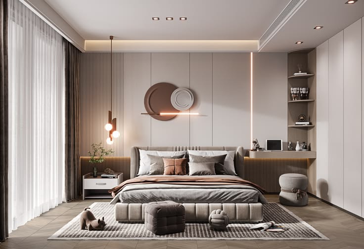Các mẫu thiết kế nội thất chung cư đẹp nhất dẫn đầu xu hướng 2026 Thiết kế phòng ngủ Master