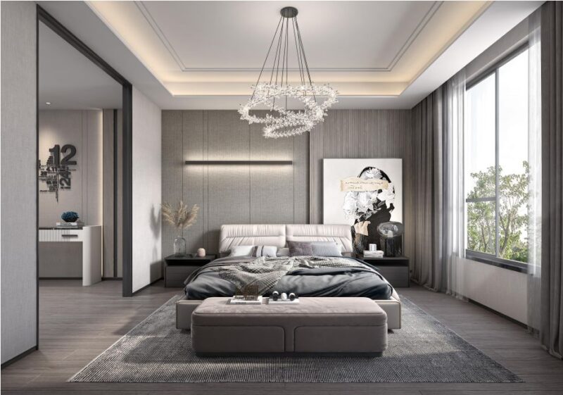 Tổng hợp các mẫu thiết kế phòng ngủ đẹp cho vợ chồng sang trọng, ấm cúng Thiết kế phòng ngủ đẹp cho vợ chồng