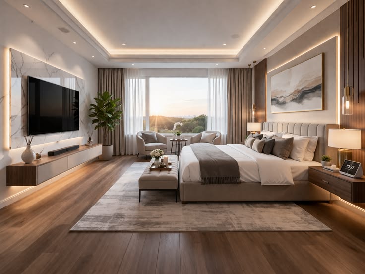 Tổng hợp các mẫu thiết kế phòng ngủ đẹp cho vợ chồng sang trọng, ấm cúng Thiết kế phòng ngủ đẹp cho vợ chồng
