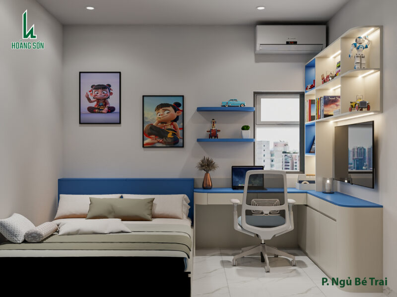 Dự án thiết kế phòng ngủ cho nhà anh Linh, Tân Bình