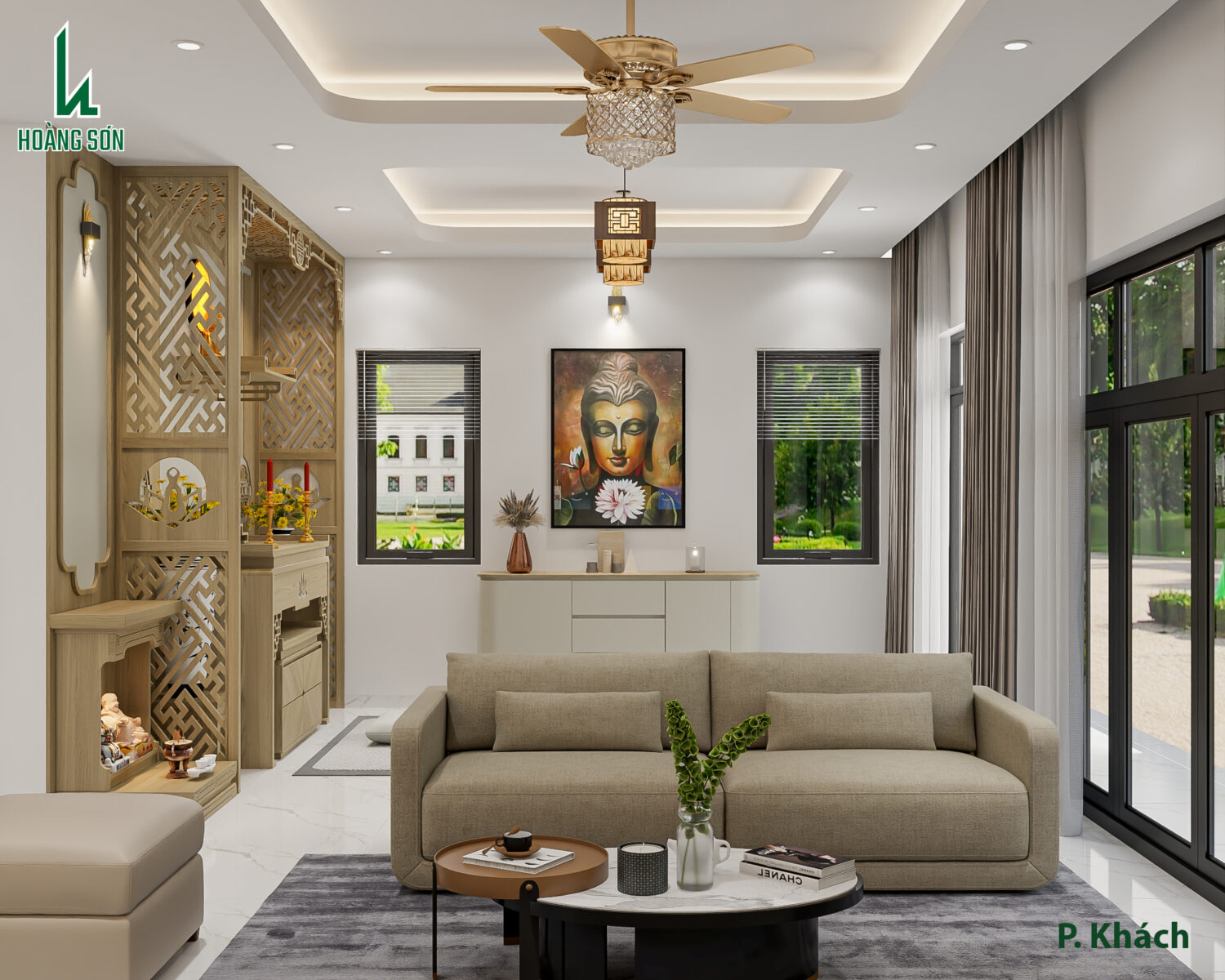 Bàn giao dự án thiết kế phòng khách cho nhà chị Mai Ca - Vũng Tàu Dự án thiết kế phòng khách cho nhà chị Mai Ca Vũng Tàu
