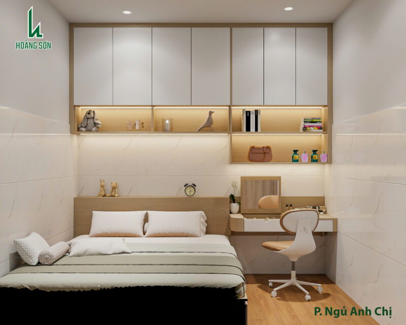 Dự án thiết kế phòng ngủ cho nhà anh Lữ quận 12, TP.HCM Dự án thiết kế phòng ngủ nhà anh Lữ quận 12