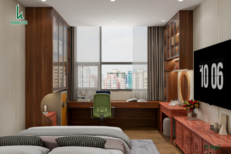 Dự án thiết kế phòng ngủ cho nhà chị Thu