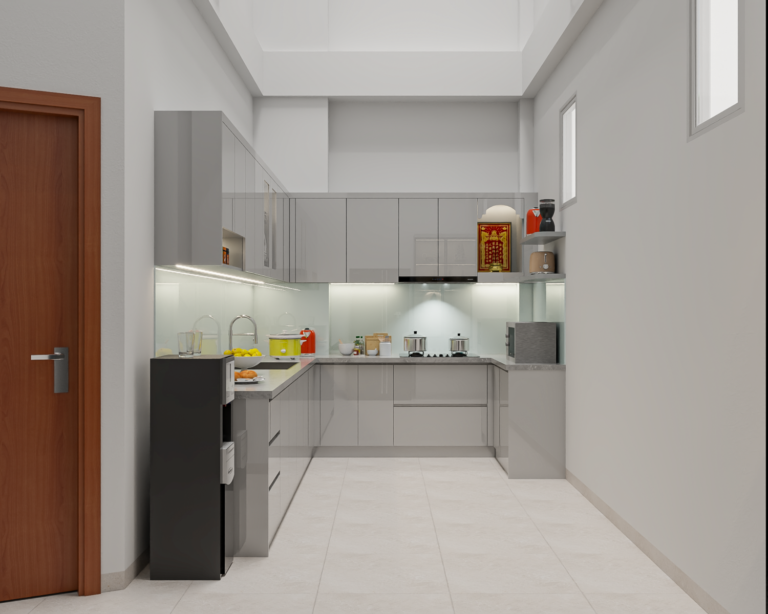 Dự án thiết kế phòng bếp cho nhà chị Thọ