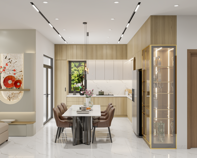 Dự án thiết kế phòng bếp cho chị Mai Ca Vũng Tàu