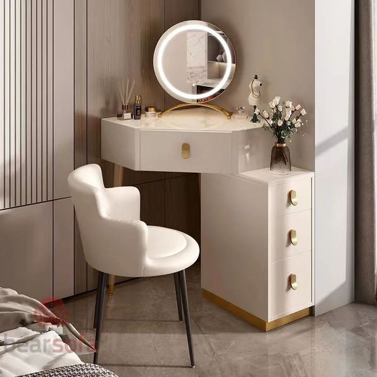 Cách chọn bàn trang điểm trong phòng ngủ đẹp, hiện đại và tối ưu không gian Bàn trang điểm phòng ngủ