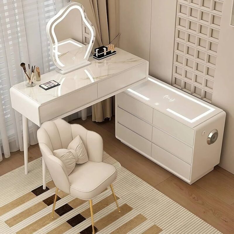 Cách chọn bàn trang điểm trong phòng ngủ đẹp, hiện đại và tối ưu không gian Bàn trang điểm phòng ngủ