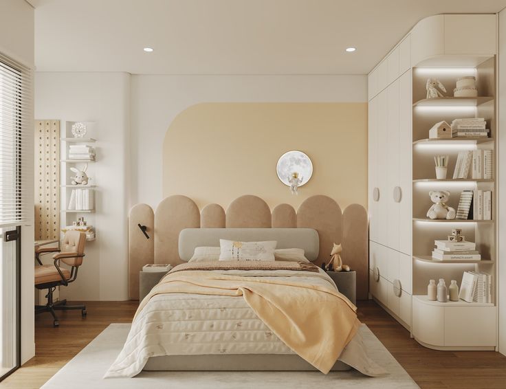 Bé mệnh Kim nên chọn giường ngủ màu gì