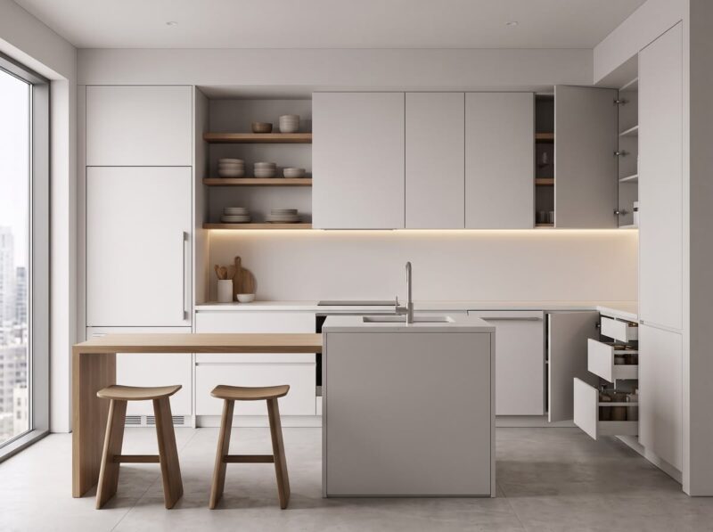 Cách bố trí phòng bếp 10m2