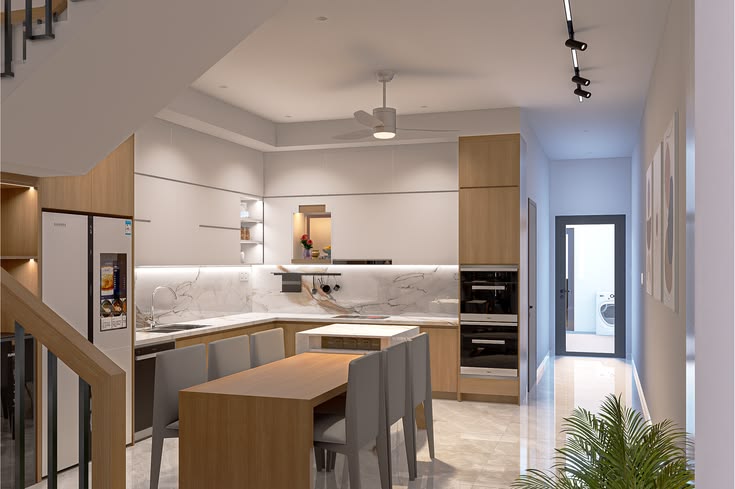 Cách bố trí phòng bếp 10m2