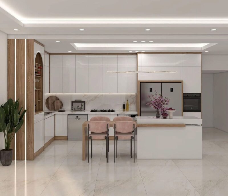 Cách bố trí phòng bếp 10m2