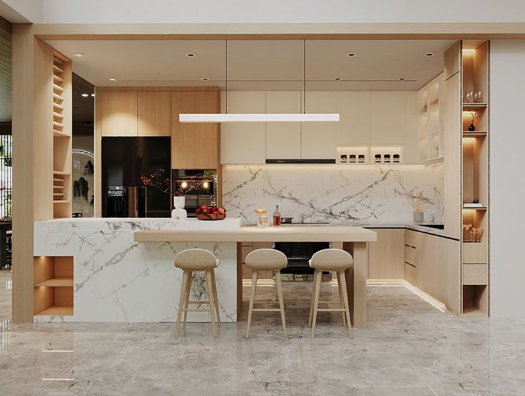 Cách bố trí phòng bếp 10m2