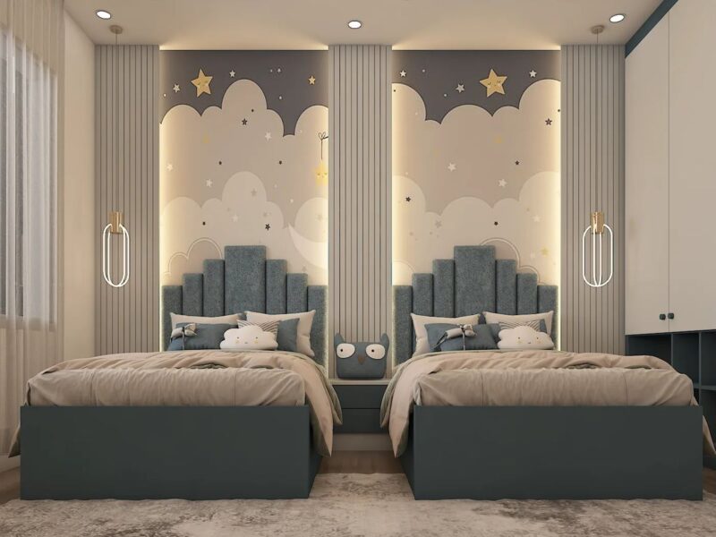 Tổng hợp các mẫu giường đôi cho bé trai đẹp, công năng dẫn đầu năm 2026 Giường đôi cho bé trai